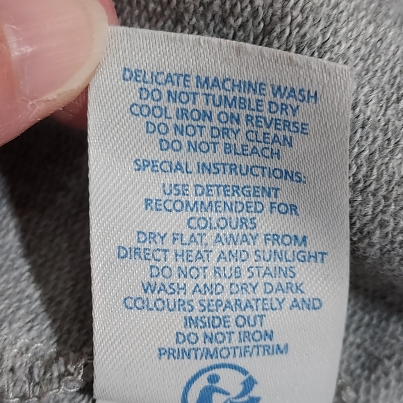 Boden gray silver polka dot funnel neck pullover 4 - Picture 8 of 11